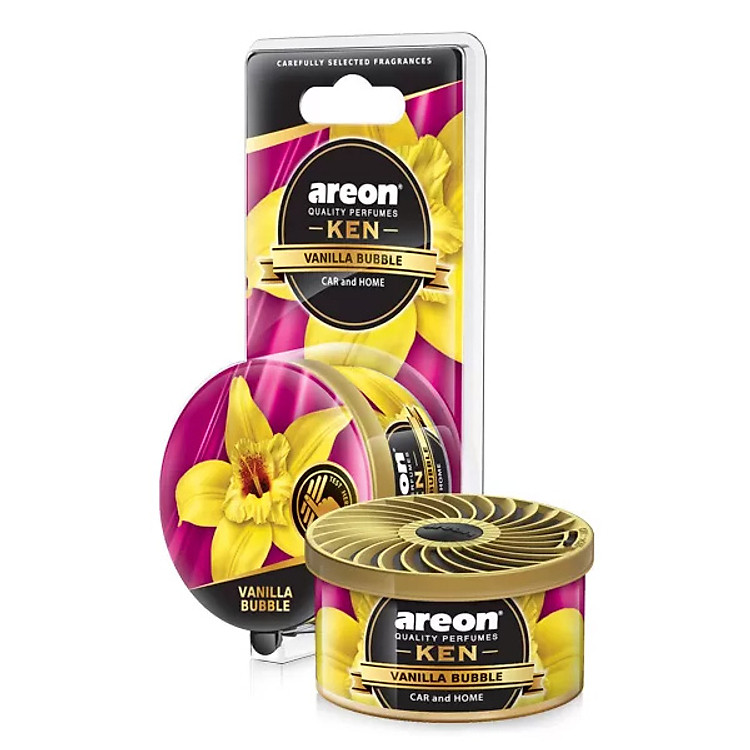 Sáp thơm ô tô Areon Ken Vanilla Bubble Gum