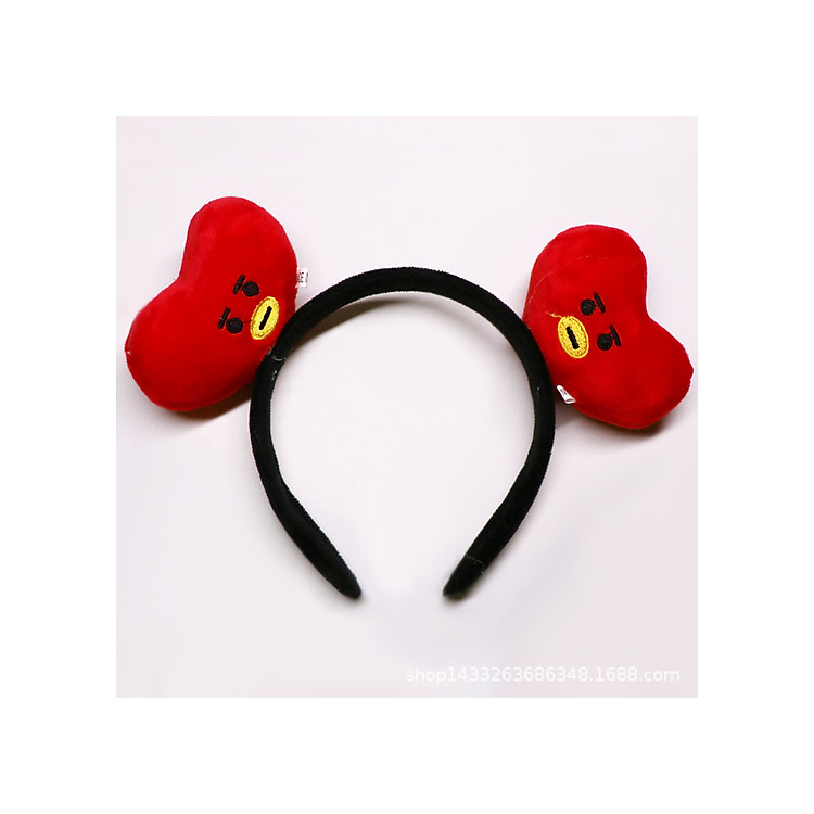 Bờm tóc BT21 headband BTS tặng móc khóa BTS