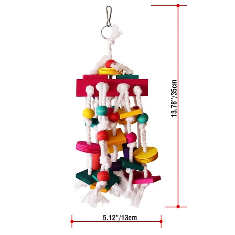 1 đồ chơi cao cấp cho các dòng vẹt trung và lớn