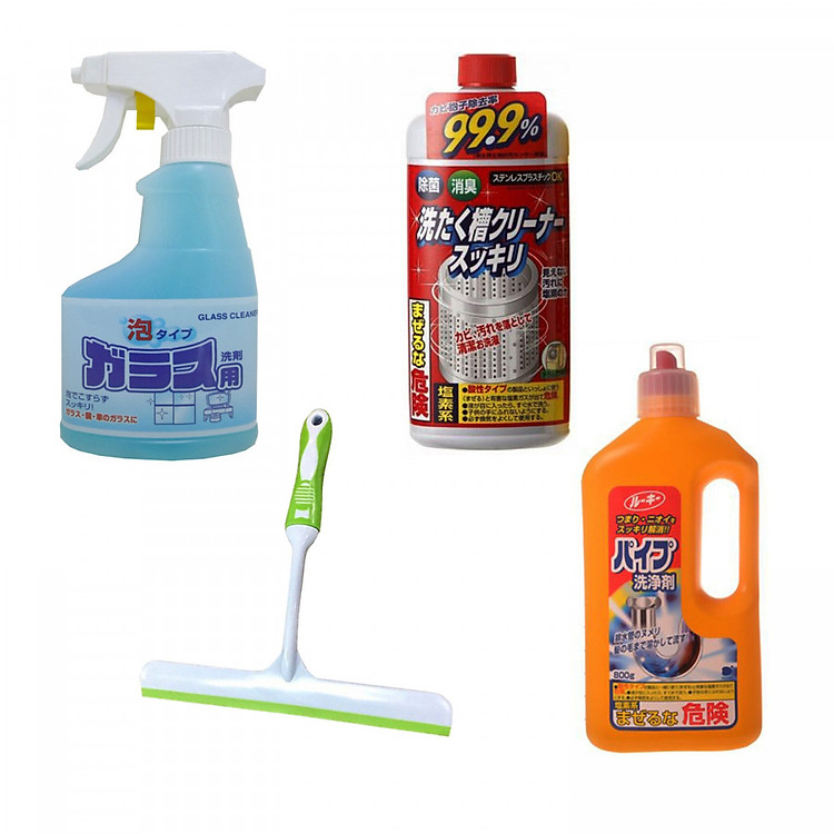 Combo vệ sinh nhà cửa đón Tết về (hàng Nhật)