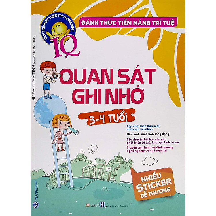 Đánh Thức Tiềm Năng Trí Tuệ - Quan Sát Ghi Nhớ (3-4 Tuổi) (Tái Bản) - Ảnh 4
