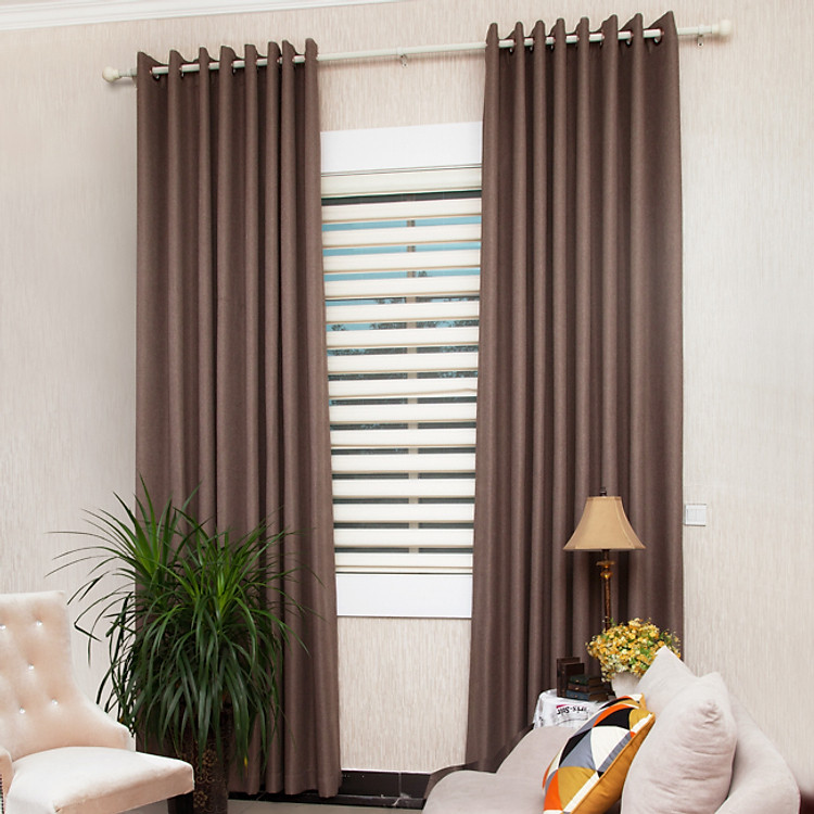 Rèm cửa chống nắng màu xám 95% 1m3x2m7