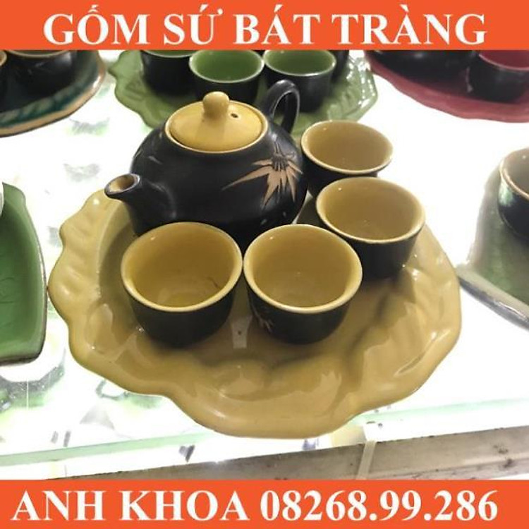 Ấm chén mini Bát Tràng - Gốm sứ Bát Tràng Anh Khoa