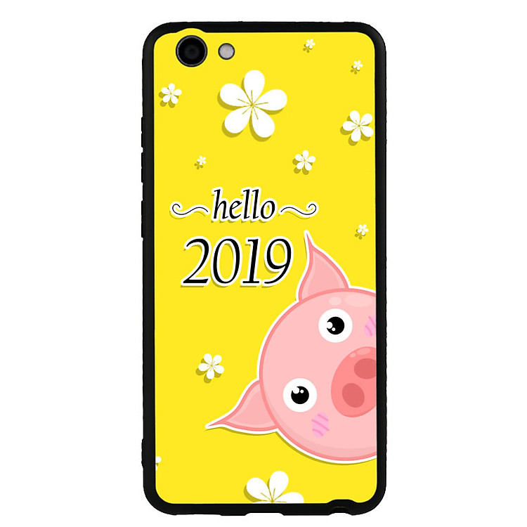 Ốp Lưng Viền TPU cho điện thoại Vivo Y71 - Pig 2019