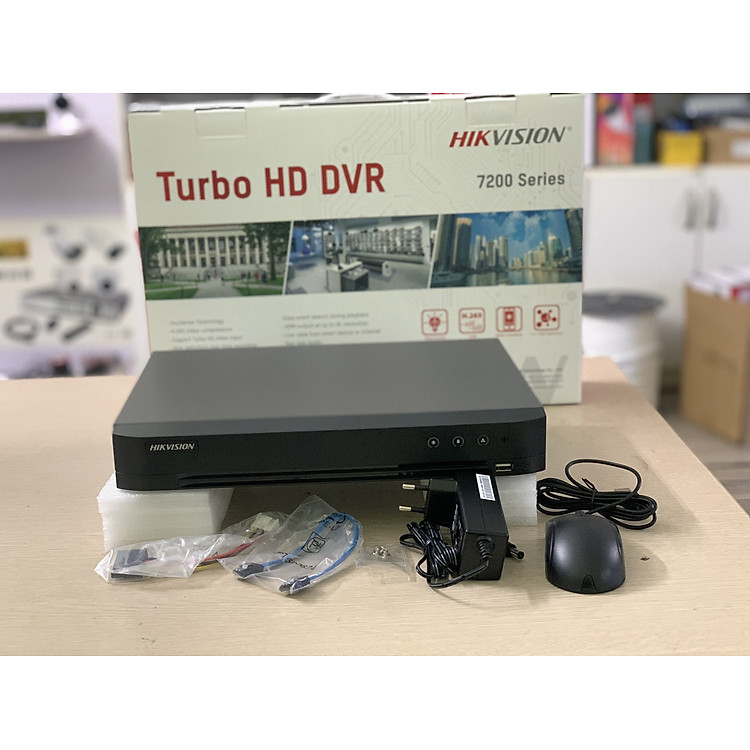 Đầu Ghi Hình HD 4MP 8 Kênh Chuẩn H.265 Pro+ HIKvision DS-7208HQHI-K1 - Hàng Chính Hãng