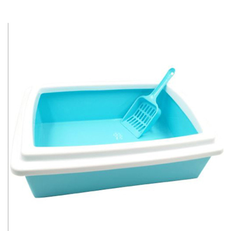 Khay vệ sinh cho mèo hình chữ nhật ( giao màu ngẫu nhiên)