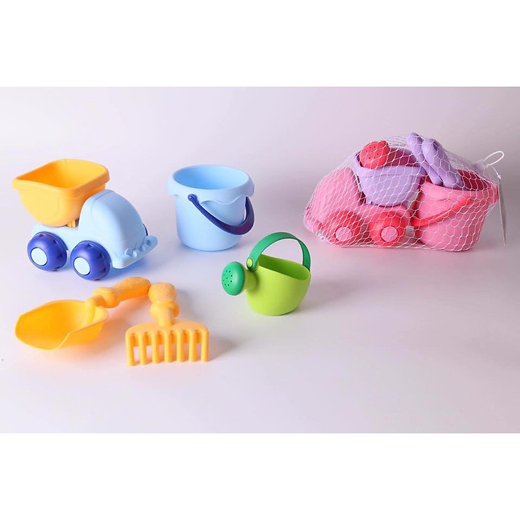 Set 5 món xúc cát kiêm đồ chơi tắm Toys House (màu mix ngẫu nhiên )