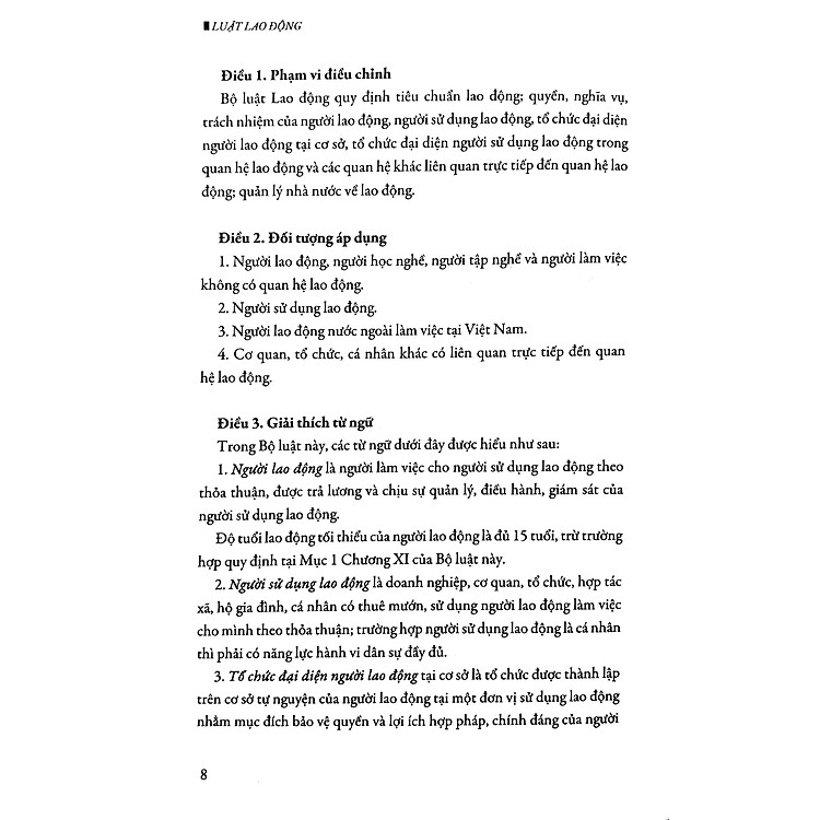 Bộ Luật Lao Động - Được Thông Qua Tại Kỳ Hợp Thứ 8 Quốc Hội Khóa XIV (Bộ Luật Số 45/2019/QH 14) - Ảnh 6