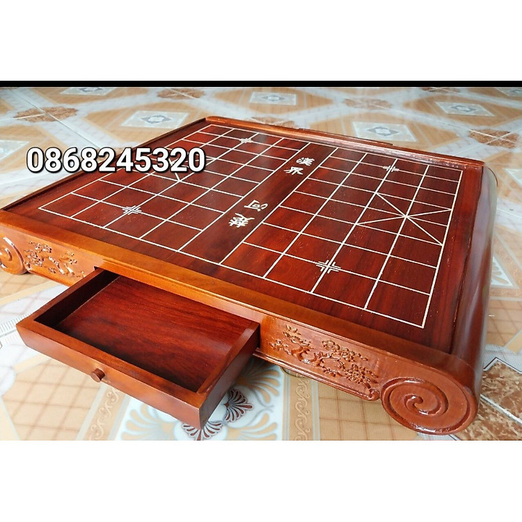 Mua tại Lazada: Bàn cờ tướng gỗ hương 55x60cm Chính hãng Ưu đãi