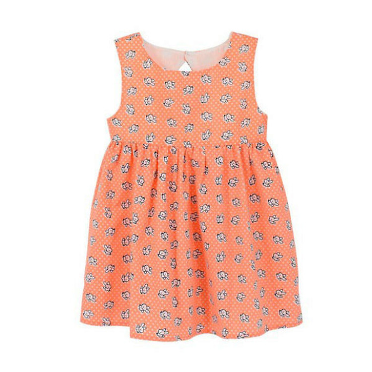 Váy Thô Bé Gái Khoét Lưng Ardilla 12GS18 - Cam