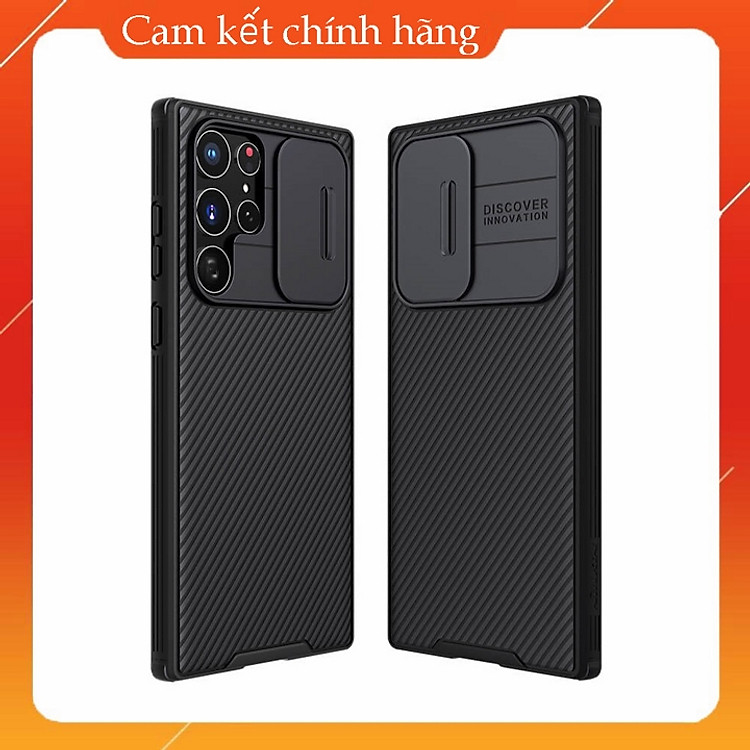 Ốp lưng dành cho Samsung S22 Ultra Camshield Pro chống sốc Nillkin - Hàng chính hãng