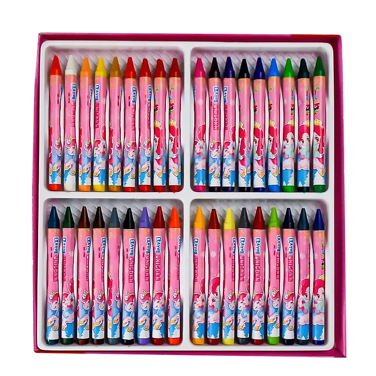 Hộp 36 Bút Sáp Màu Gift Unicorn - Ảnh 4