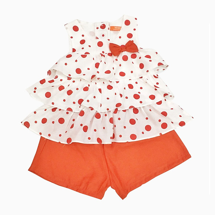 Đồ bộ đũi bé gái 3 tầng Vinakids