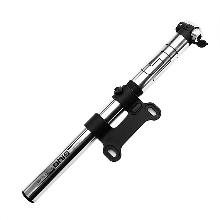 Bơm xe đạp xe gắn máy GIYO 85L thân nhôm xi bóng