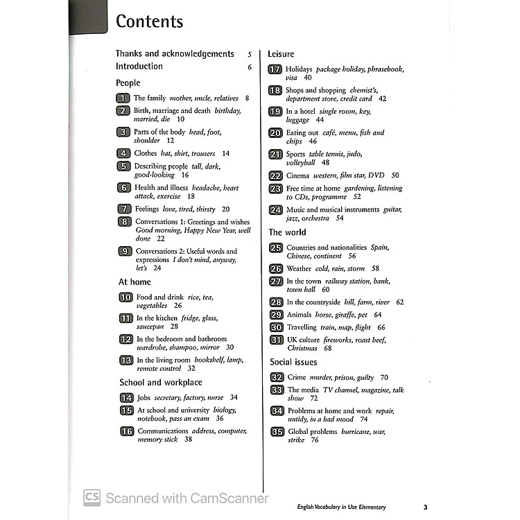 English Vocabulary in Use: Elementary Book with Answers - Ảnh 5