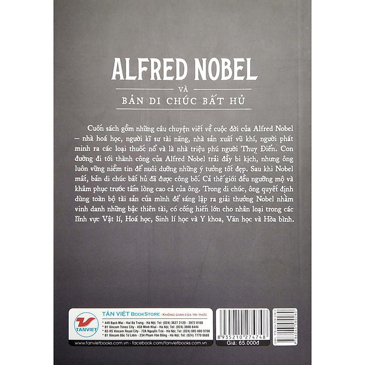 Alfred Nobel Và Bản Di Chúc Bất Hủ - Ảnh 5