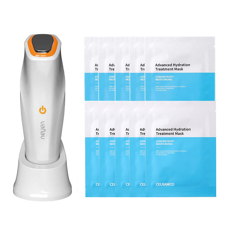 Máy massage mặt kết hợp nóng lạnh Vanav Hot & Cool Skin Fit (Tặng kèm 10 mặt nạ giấy cấp nước CELRANICO)
