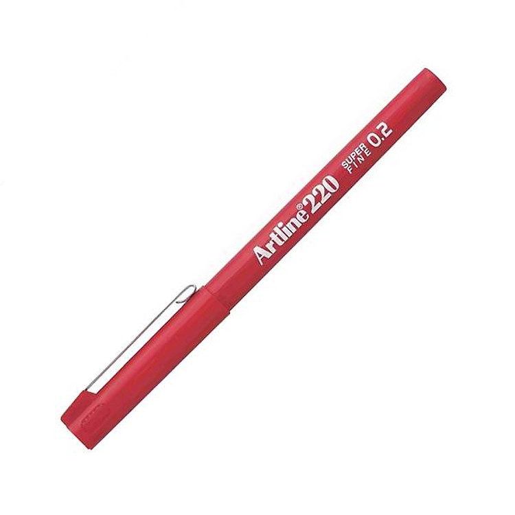 Bút Vẽ Kỹ Thuật Artline EK-220-RD (0.2 mm) – Màu Đỏ