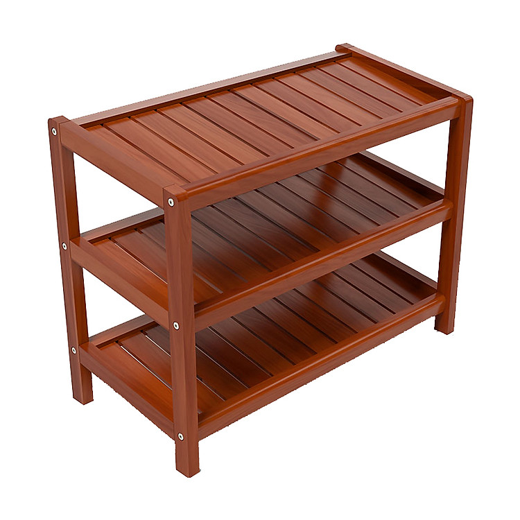 Kệ giày dép 3 tầng 60 nâu Ohaha