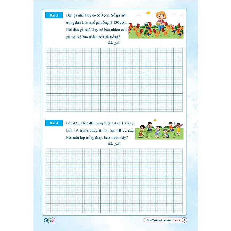Giải Toán Có Lời Văn Lớp 4 - Chương Trình Mới - Ảnh 4
