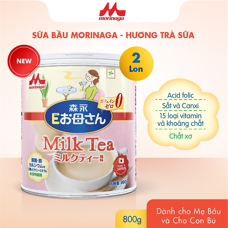 Mua Combo 2 lon Sữa Bầu Morinaga 800g Chính hãng Giá tốt - Hình ảnh 2