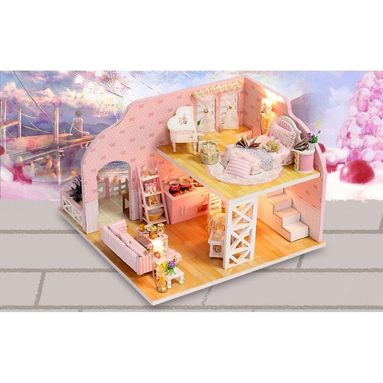 Mô hình nhà búp bê Cute Room - Prague Round Dream - Giấc mơ Prague