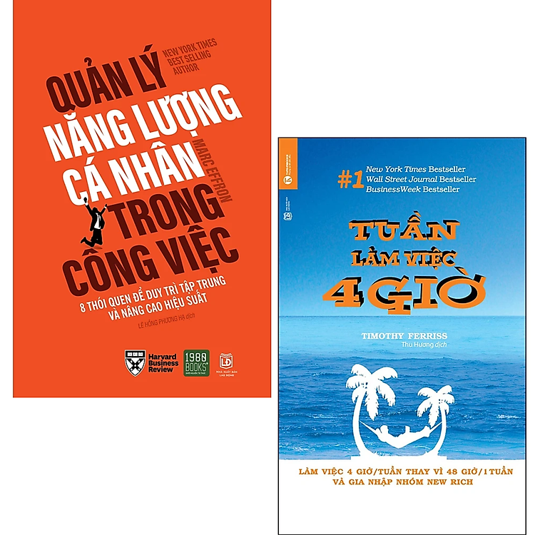 Combo 2Q Sách Kĩ Năng Làm Việc Hiệu Qủa : Tuần Làm Việc 4 Giờ (Tái Bản) + Quản Lý Năng Lượng Cá Nhân Trong Công Việc