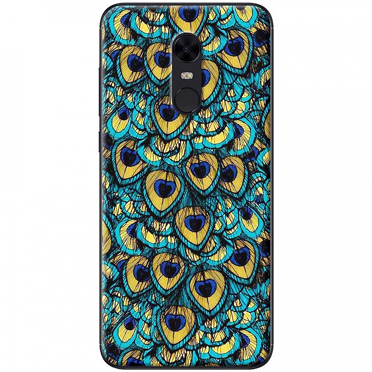 Ốp lưng dành cho Xiaomi Redmi 5 mẫu Đuôi chim công