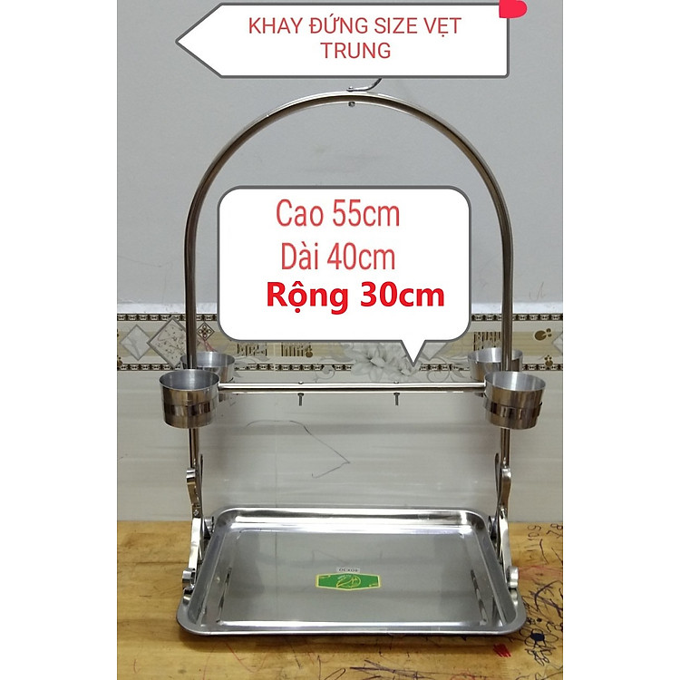 1 cầu đứng size trung (35*30*45) dùng cho các dòng vẹt Cockateil, greencheck, sun, ngực hồng, lory, caique, monk, xích...(chưa bao gồm xích chân)