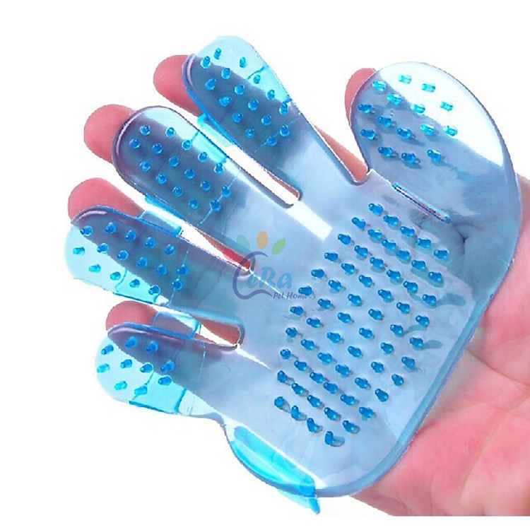 GĂNG TAY TẮM CHO CHÓ MÈO, (Màu ngẫu nhiên)