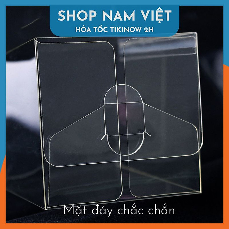 Hộp Nhựa PVC PET Dẻo Trong Suốt (12x12x12cm) - Ảnh 2