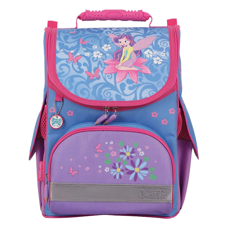 Cặp Học Sinh Siêu Nhẹ Chống Gù Lưng Và Lệch Vai Tiger Family 1728F Hình Tiên Fairy (Trên 6 Tuổi)