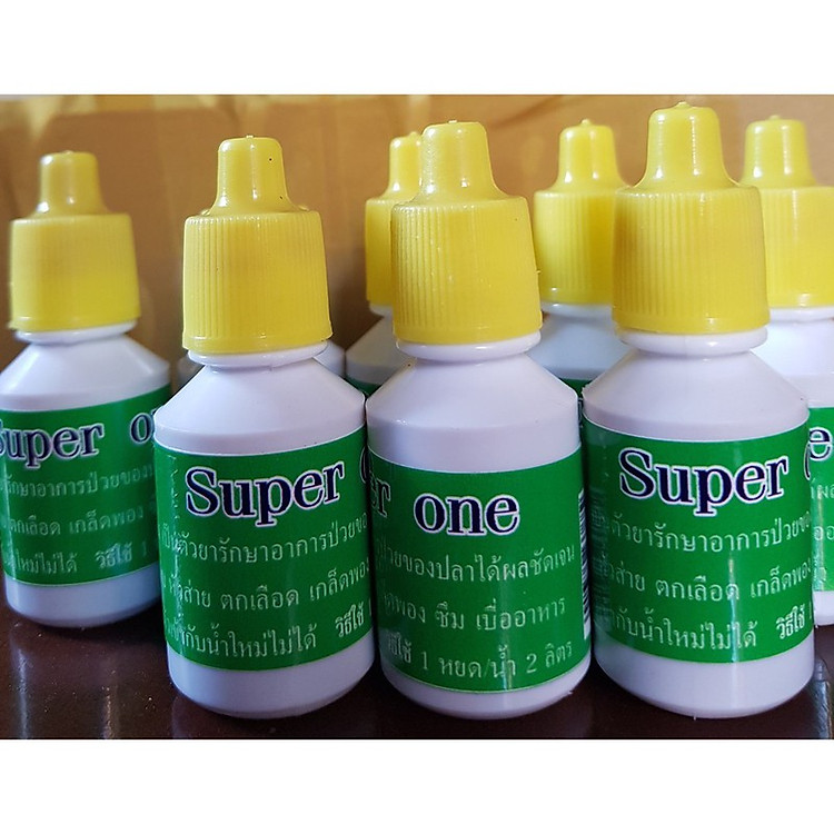 Thuốc dưỡng cá Super One dành cho cá cảnh- Nuôi cá khõe re, Dưỡng cá nhẹ nhàng.