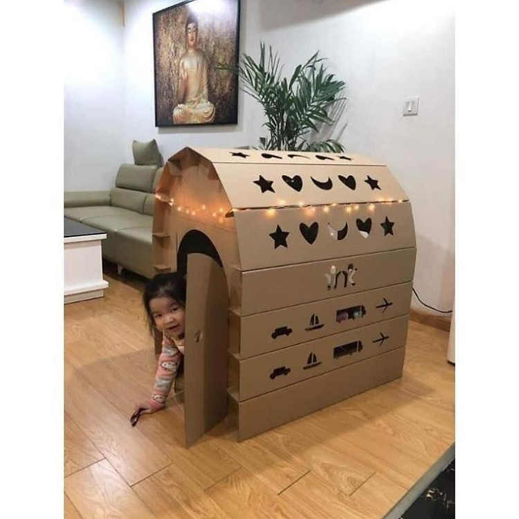 Mua Nhà giấy đồ chơi cho bé Mai Mai Chính hãng Ưu đãi - Hình ảnh 4