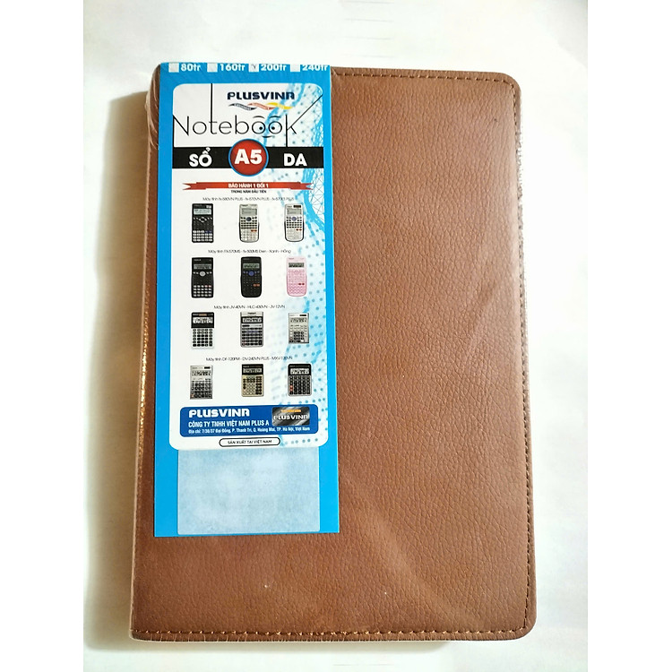 Sổ Tay Bìa Da Vinaplus A5 (200 trang) - Ảnh 3