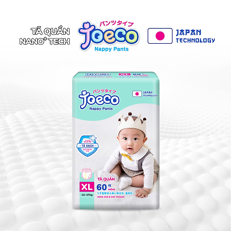 Tã quần JoeCo công nghệ Nhật – Size S/M/L/XL/XXL Giá rẻ