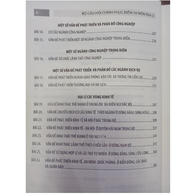 Bộ câu hỏi chinh phục điểm 10 môn địa lí - Ảnh 4