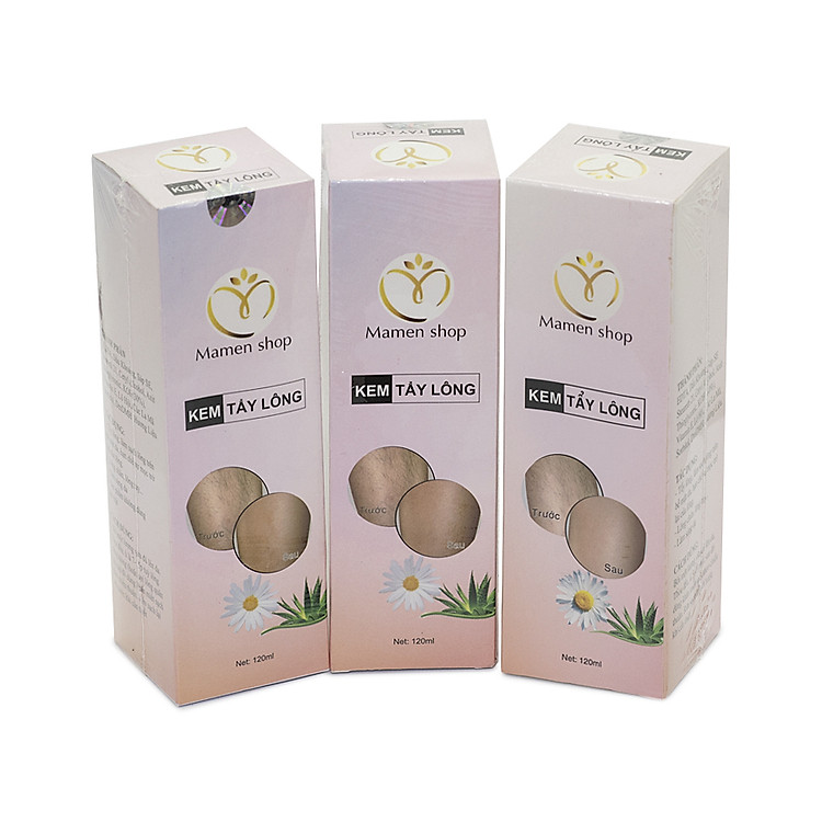 Combo 3 Kem Tẩy Lông Vĩnh Viễn Mamen Shop 120ml