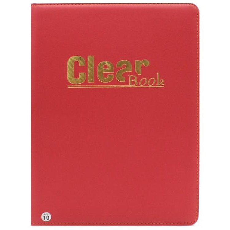Bìa 10 Lá Da May A4 – Màu Đỏ