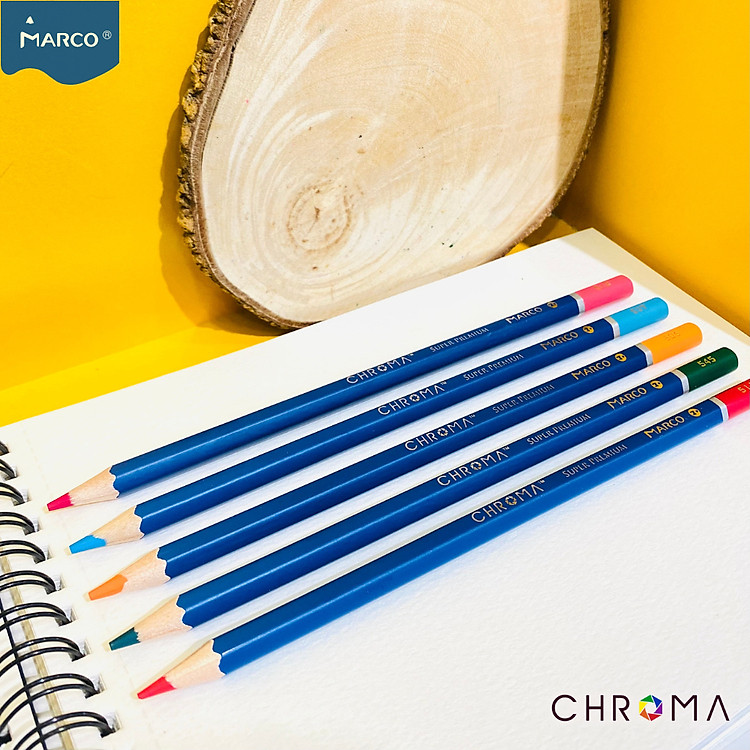 Bộ Chì Màu Marco Chroma (12 màu) - Ảnh 7
