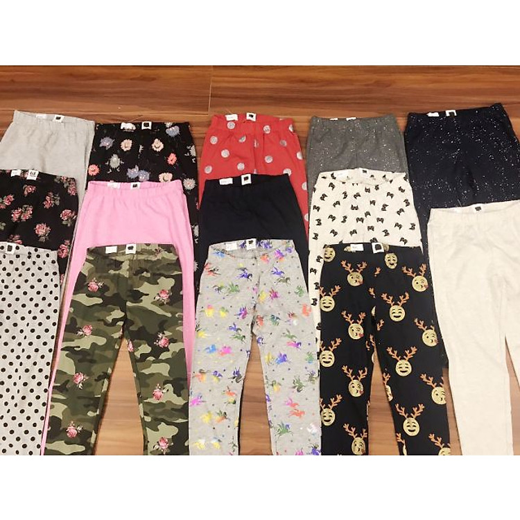 Legging cho bé 4-14T (giao màu ngẫu nhiên)