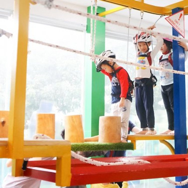 Combo 02 vé vui chơi cho bé tại Khu vui chơi Tomato Kids Nhà Sách Trí Đức