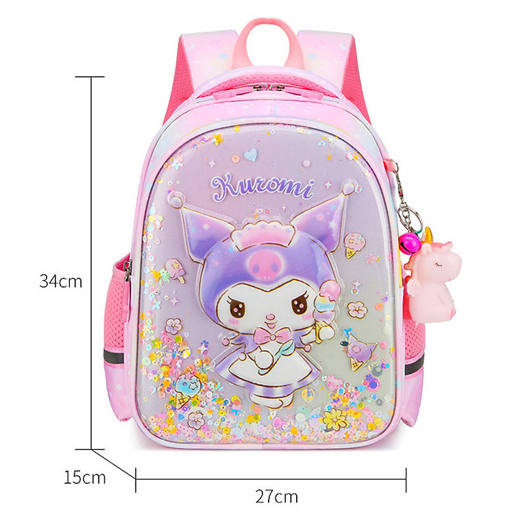 Balo học sinh tiểu học HS9050A - Tím - Ảnh 2