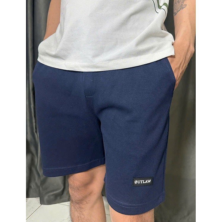 Quần ngố nam, quần short đùi thể thao nam vải thun cotton dệt sợi-OMAN QS81