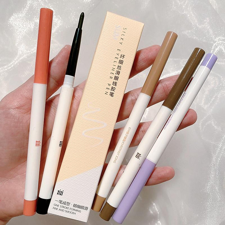 New Bút kẻ mắt mềm mượt XIXI không thấm nước chống mồ hôi không lem kẻ mắt màu cho người mới bắt đầu