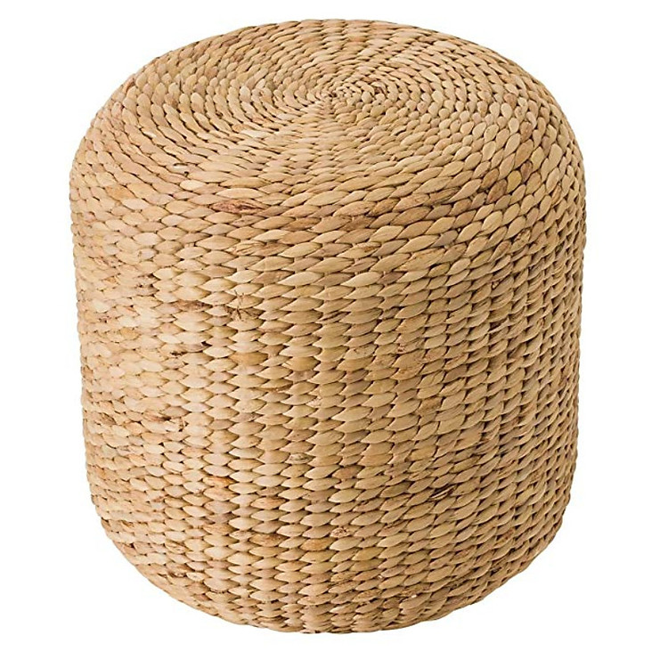 Ghế đôn tròn cao đan Lục Bình cao cấp (40cm x 40cm)