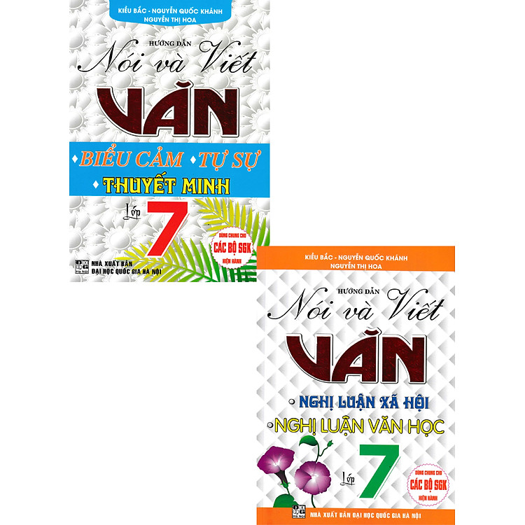 Sách tham khảo- Combo Hướng Dẫn Nói Và Viết Ngữ Văn Lớp 7 (Biên Soạn Theo Chương Trình GDPT Mới) (Bộ 2 Cuốn)