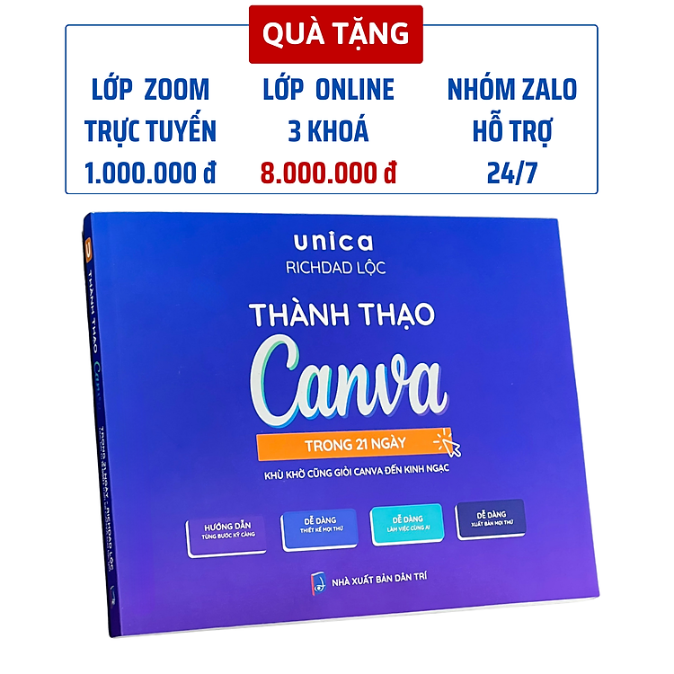 Thành Thạo Canva 21 Ngày – Từ Cơ Bản Tới Nâng Cao