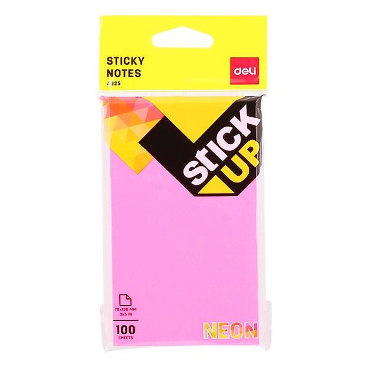 Giấy Nhắn 3×5 Deli – A02502 (Màu hồng)