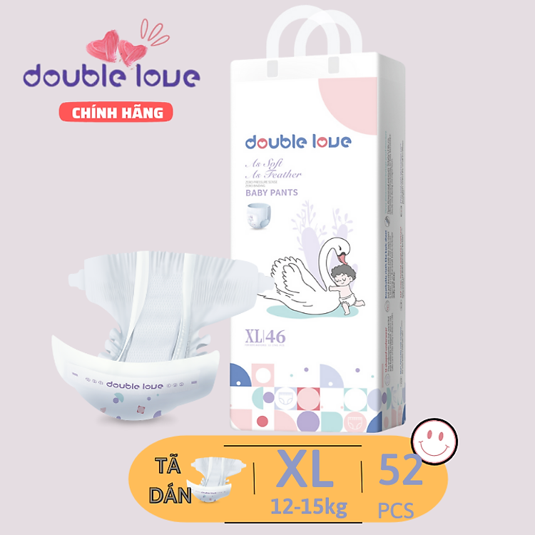Combo 2 Tã Dán Double Love Siêu Mỏng Chính hãng Giá tốt